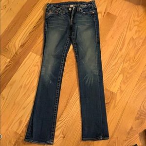 True Religion Straight Leg Jeans Size 28